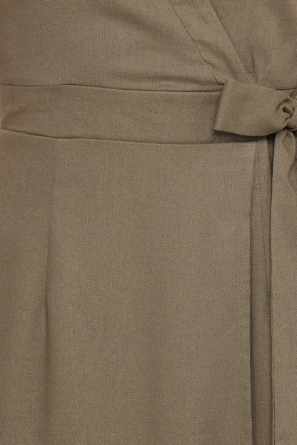 Leontine Midi Dress - Olive