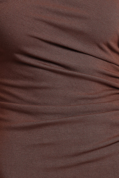 Lioren Midi Dress - Brown