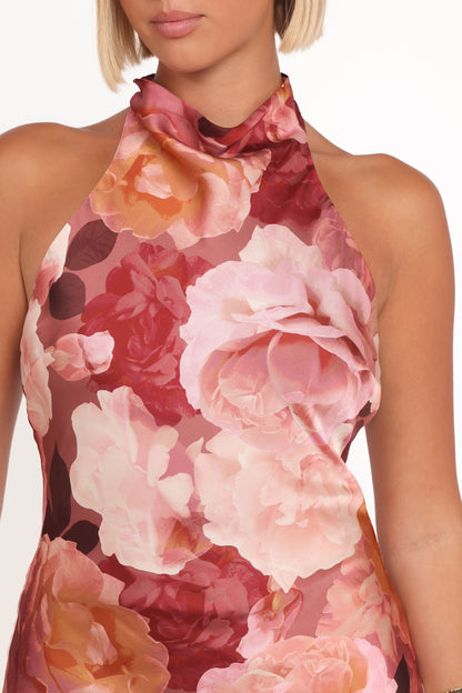 Lovett Maxi Halter Dress - Botanical Garden