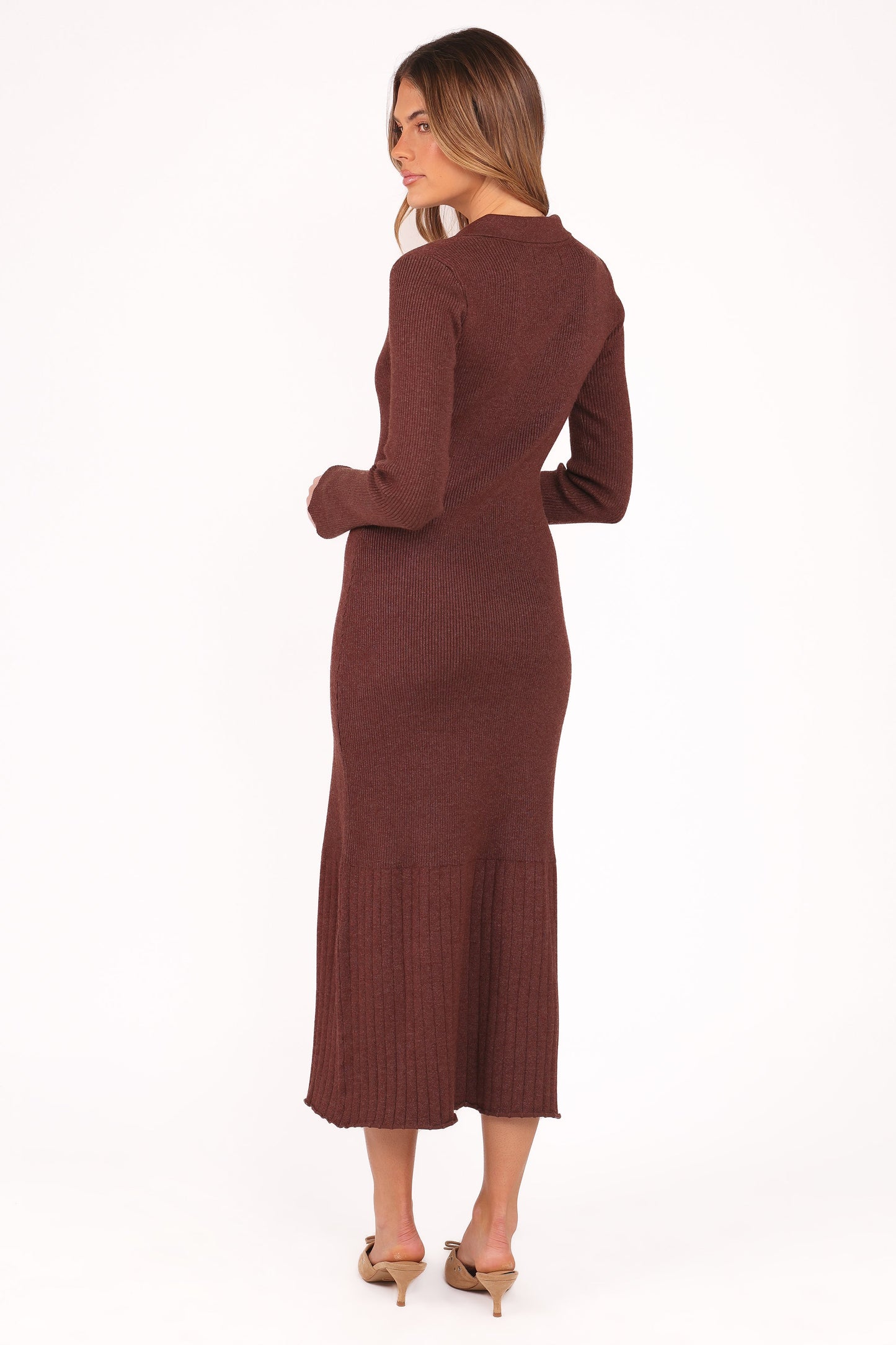 Makenna Knit Dress - Brown