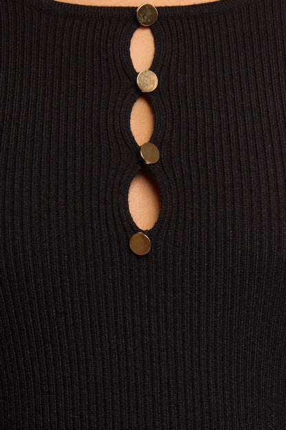 Maxwell Knit Maxi Dress - Black