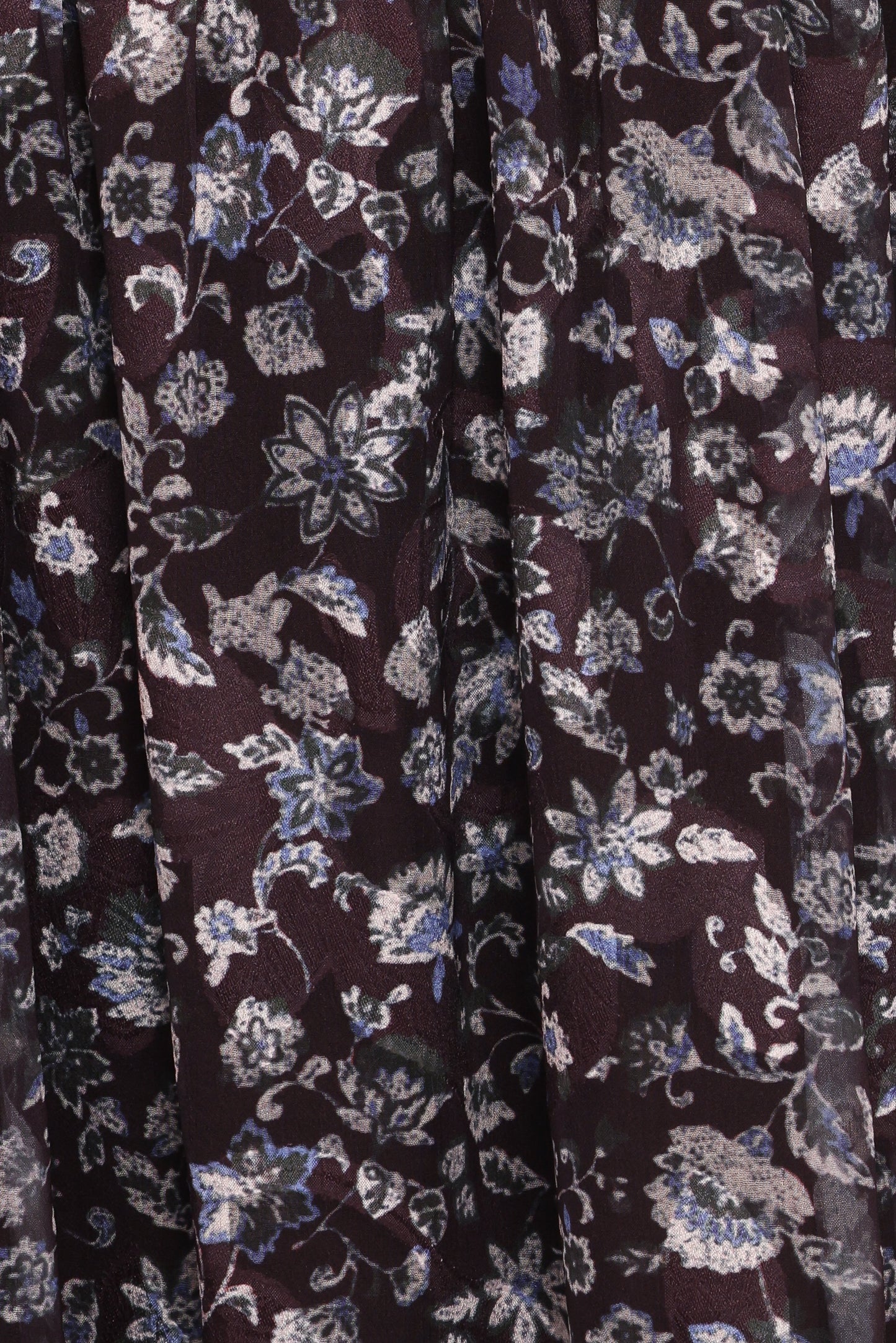 Myles Maxi Dress - Brown/Blue Floral