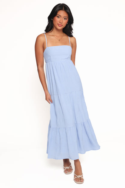 Nina Maxi Dress - Dusty Blue