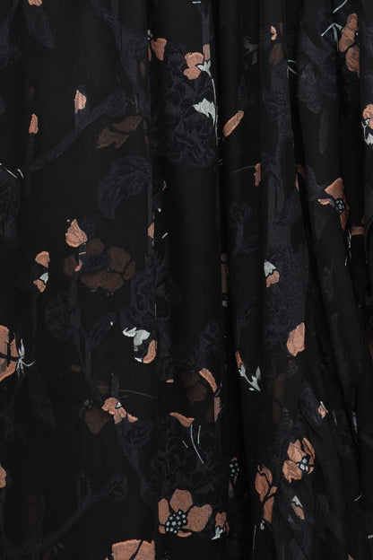 Orielle Maxi Dress - Black/Beige Floral