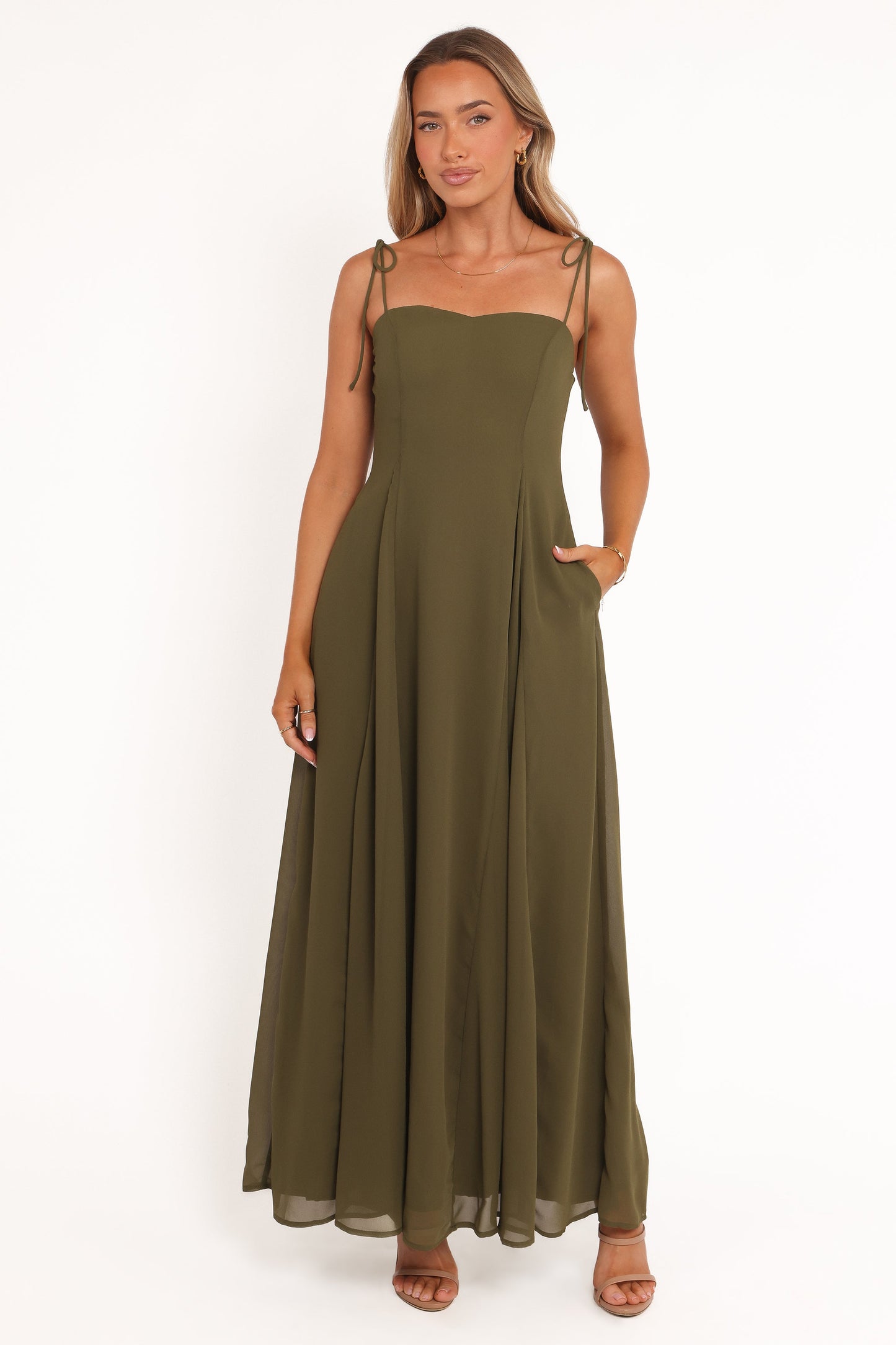 Rayna Maxi Dress - Olive