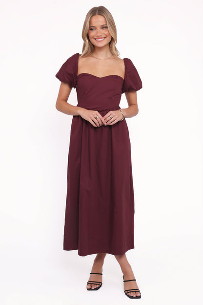 Remira Midi Dress - Cherry