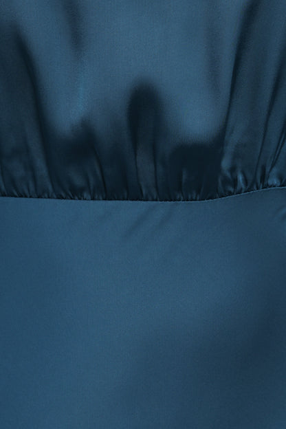 Remora Long Sleeve Midi Dress - Teal