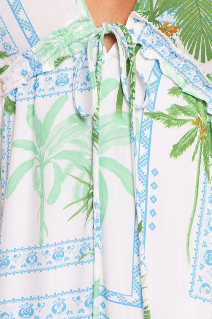 Rhiannon Maxi Dress - Green Multi