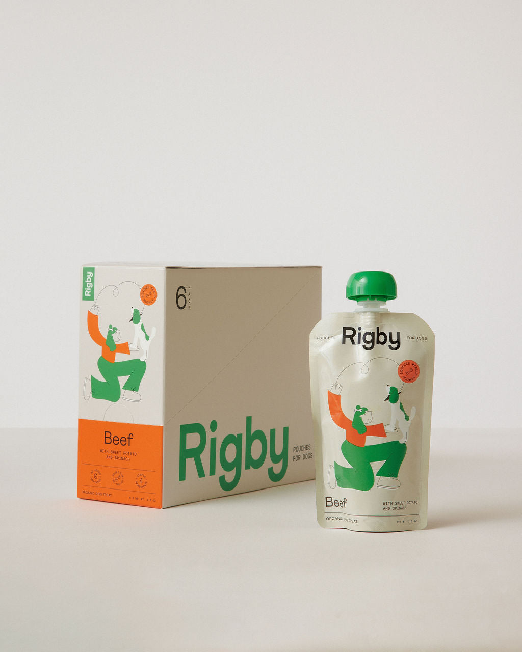 Rigby Organic Salmon Pouch - 6 Pack