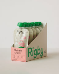 Rigby Organic Salmon Pouch - 6 Pack