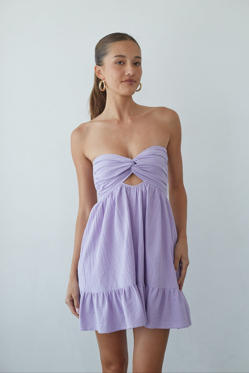 Savannah Twist Front Romper