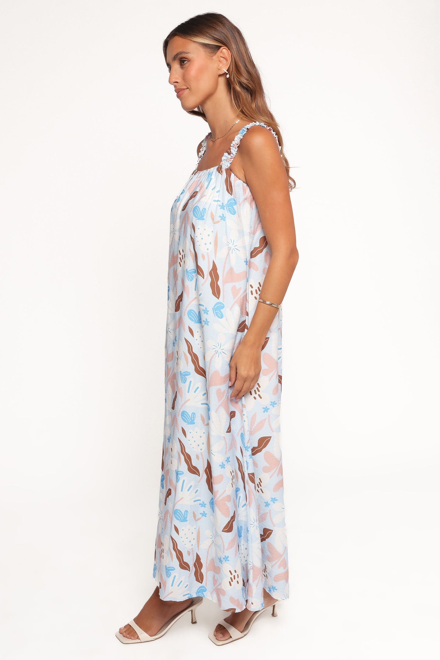 Sanders Maxi Dress - Blue Floral