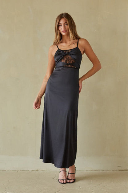 Selma Twist Lace Maxi Dress