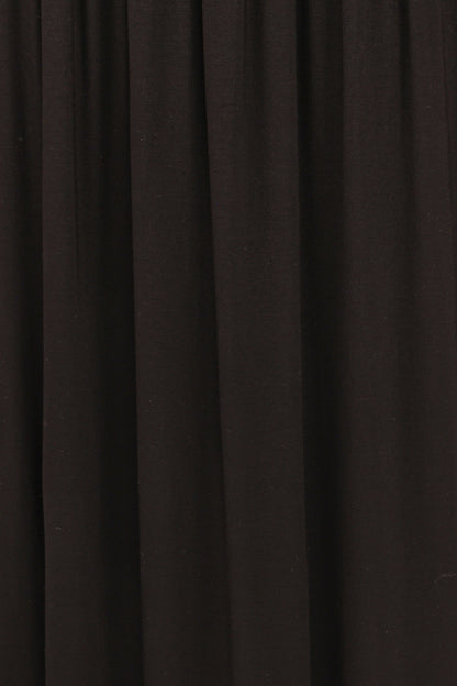 Shirley Long Sleeve Maxi Dress - Black