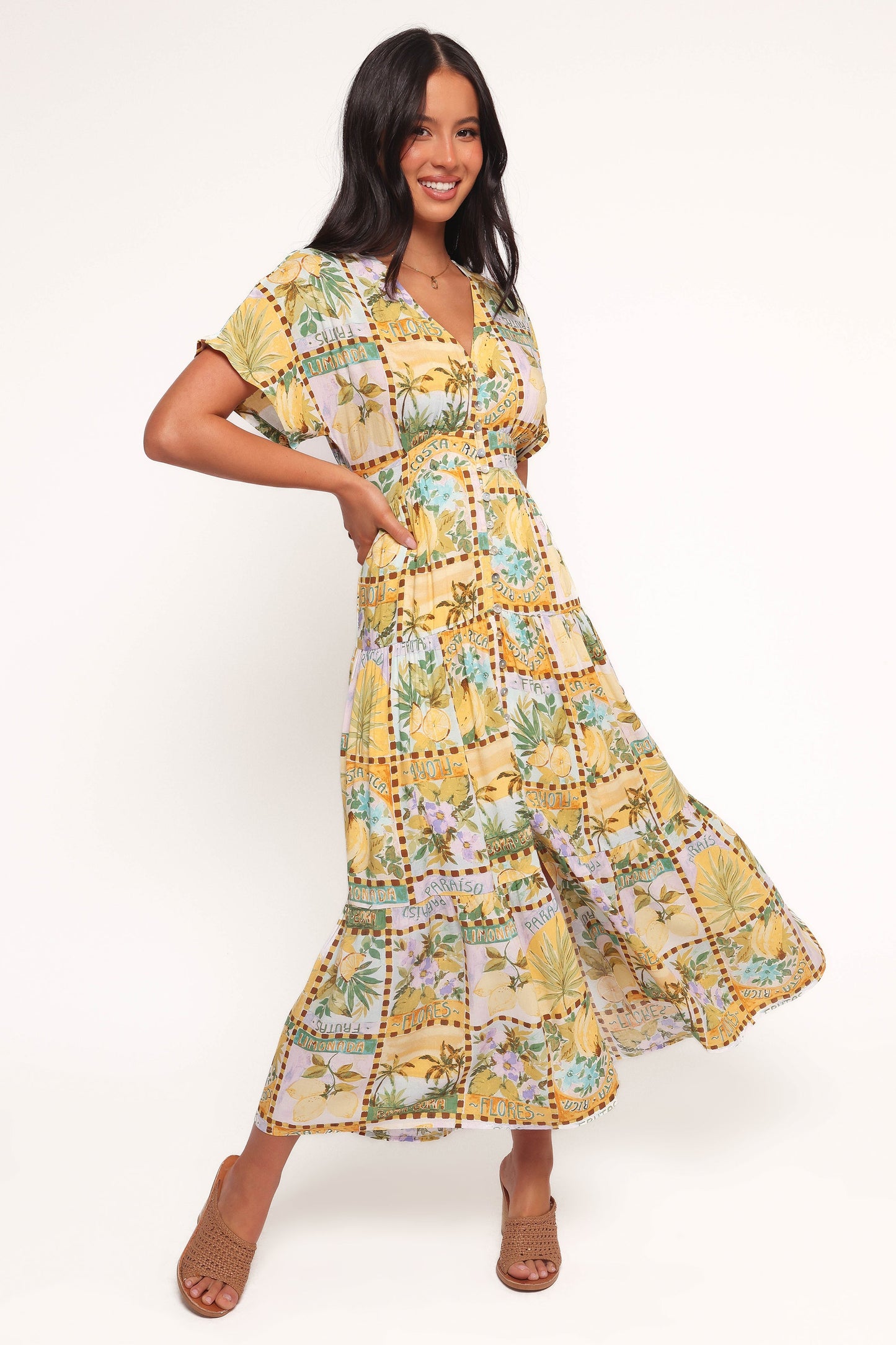 Sorrento Maxi Dress - Tropical Sun