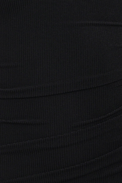 Spencer Off Shoulder Midi Dress - Black