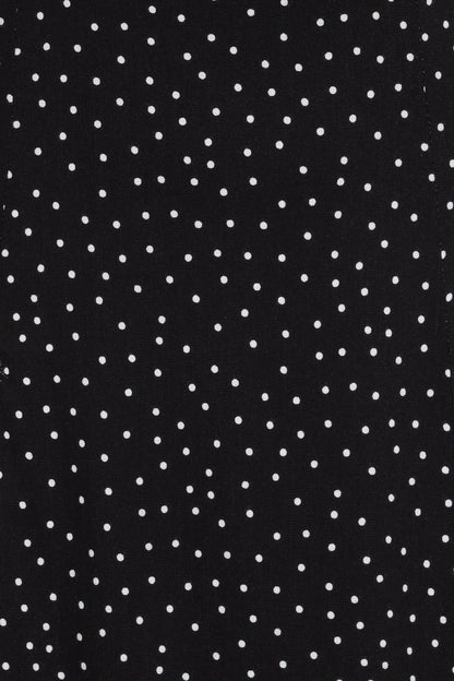 Stasia Maxi Halter Dress - Black White