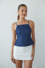 Sharen Open Back Tank Top