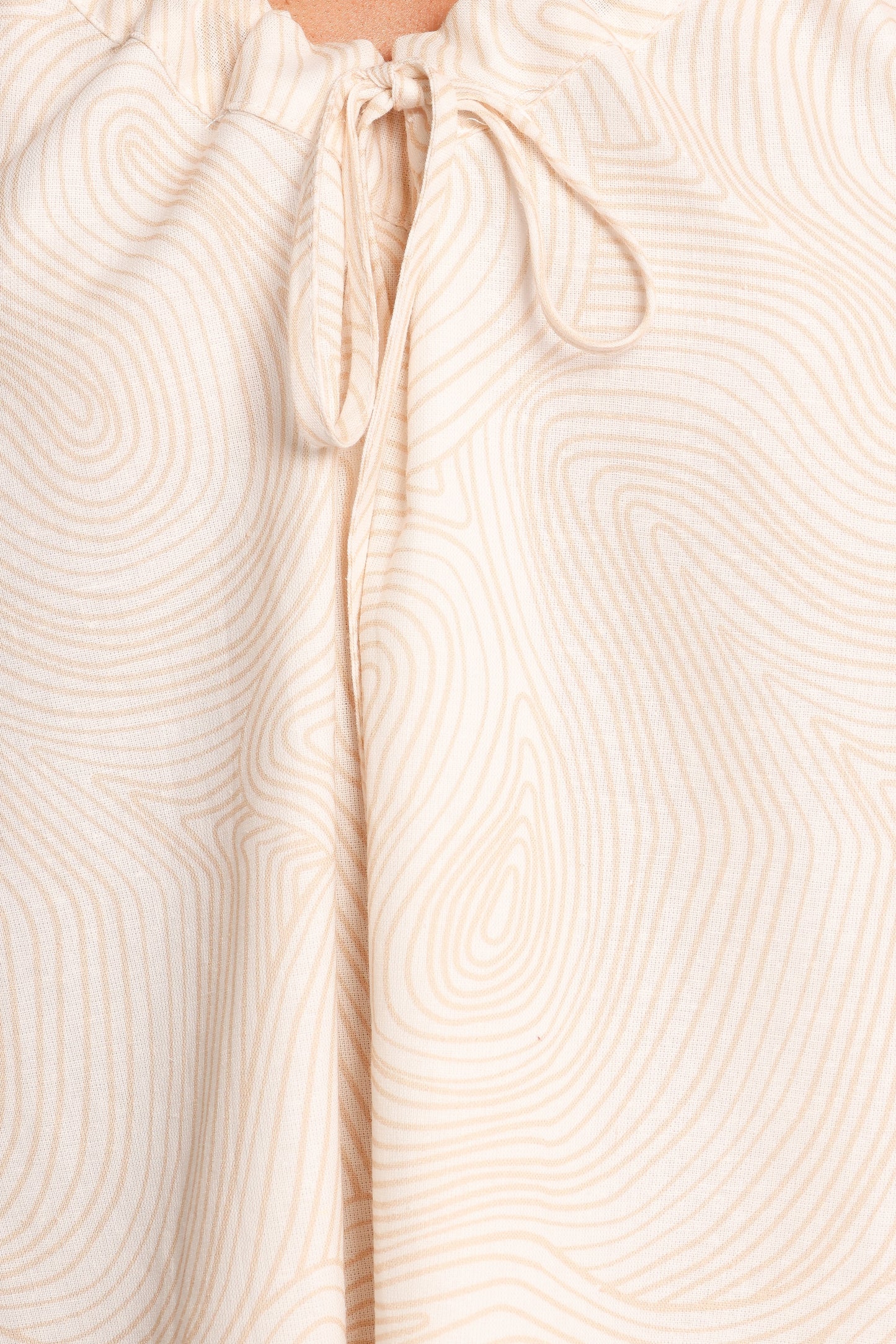 Walker Smock Mini Dress - Tan Swirl