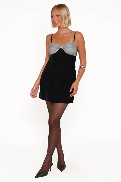 Wendelyn Mini Dress - Black