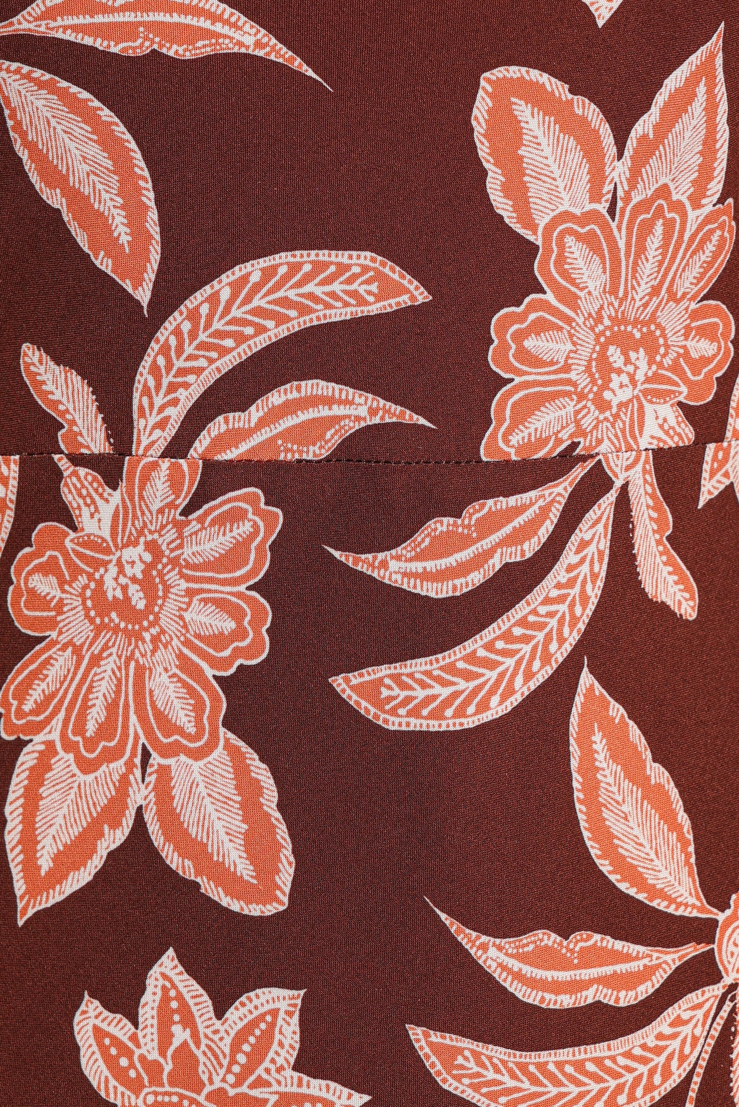 Wheeler Midi Dress - Orange Floral