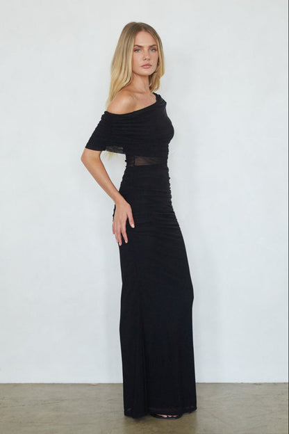 Anora Off the Shoulder Maxi Dress