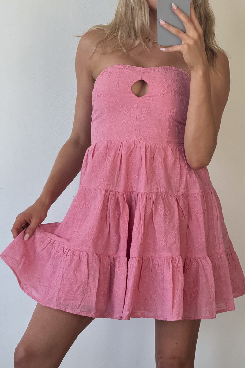 Blythe Embroidered Mini Dress