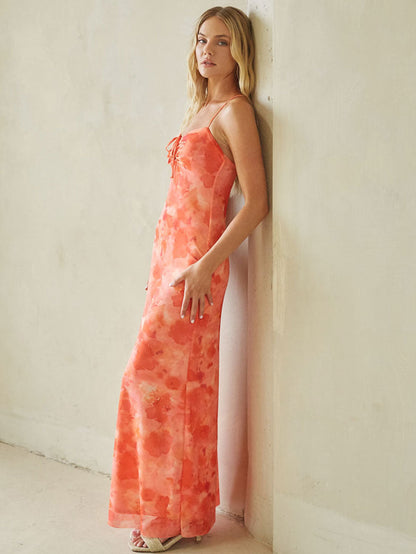 Chelley Keyhole Maxi Dress