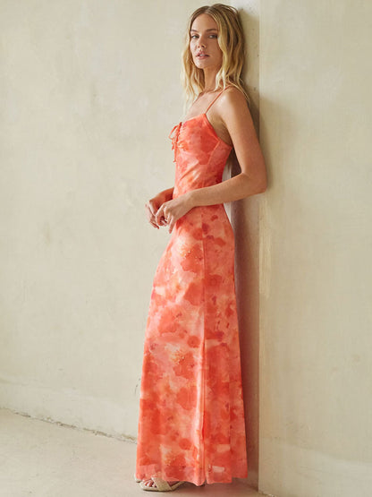 Chelley Keyhole Maxi Dress
