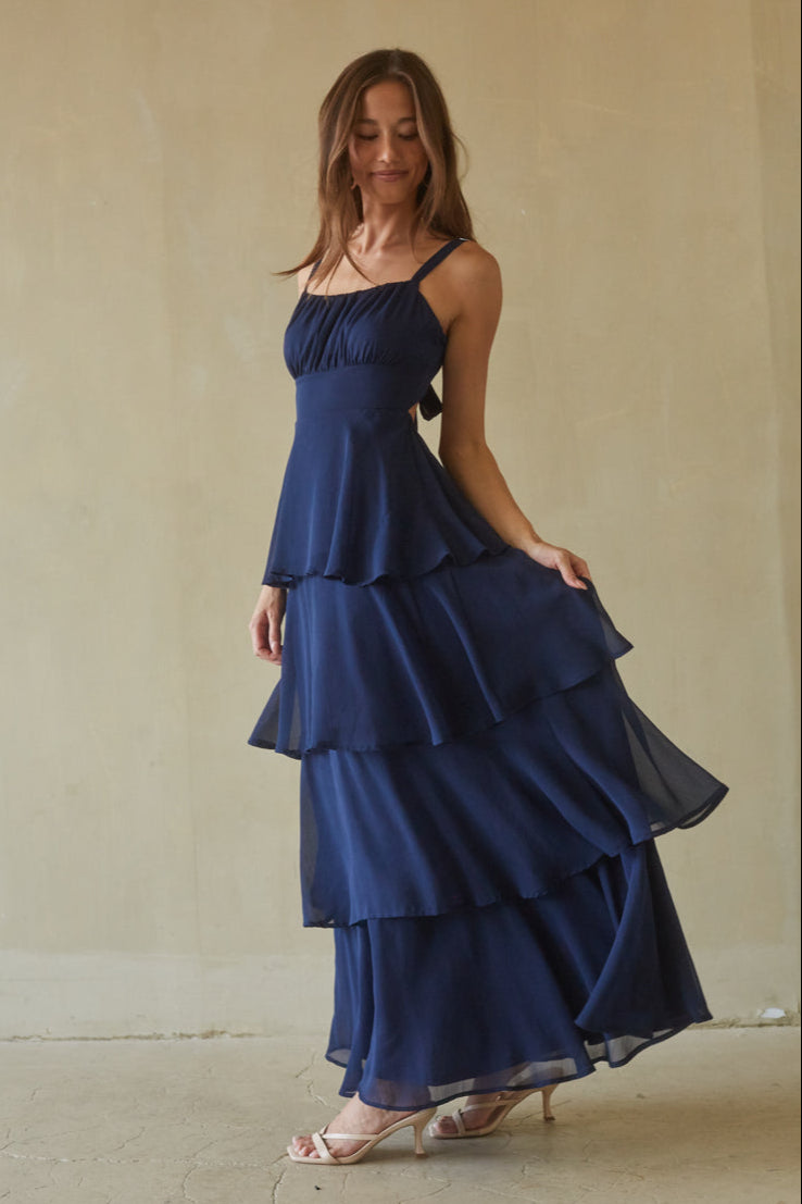 Clarke Ruffled Maxi Dress