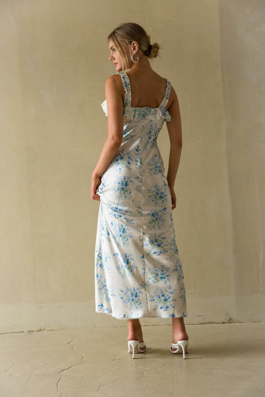Cordelia Ruffle Floral Maxi Dress