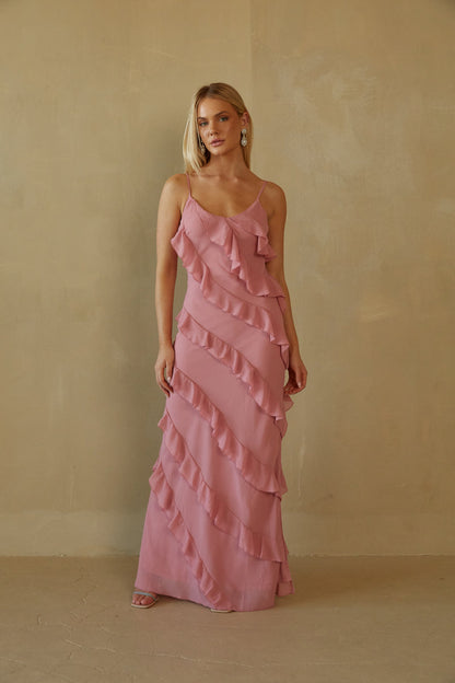 Elizabeth Tiered Ruffle Maxi Dress