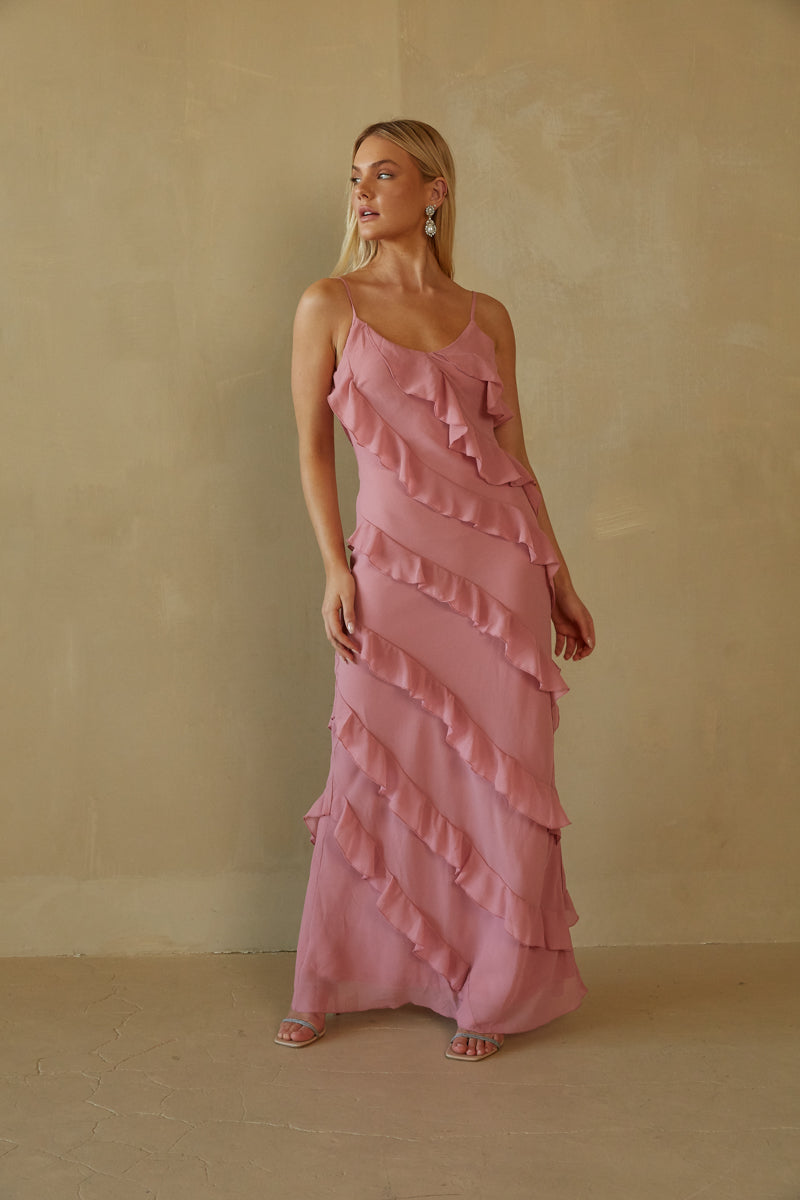 Elizabeth Tiered Ruffle Maxi Dress