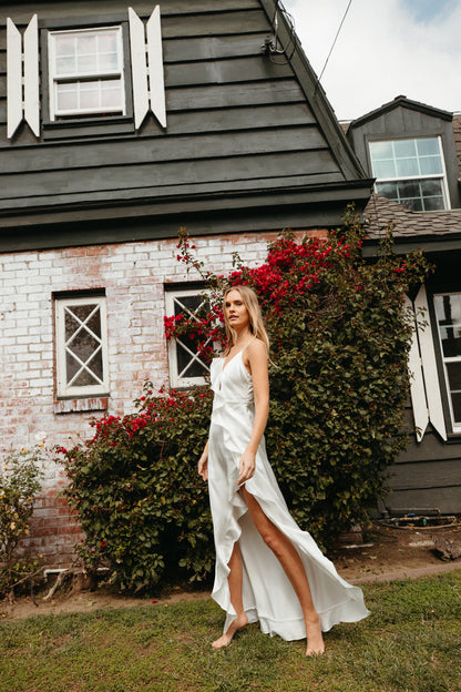 Esmerelda Ruffle Trim Maxi Dress