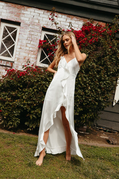 Esmerelda Ruffle Trim Maxi Dress