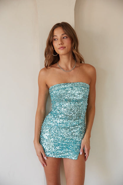 Hailey Sequin Bodycon Mini Dress