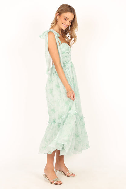 Floret Midi Dress - Sage