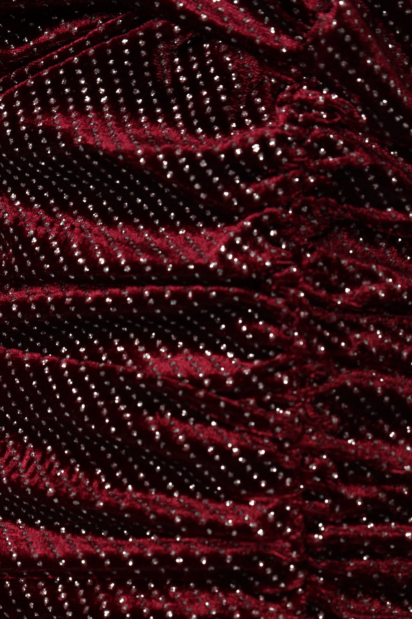 Gilbert Ruched Mini Dress - Merlot