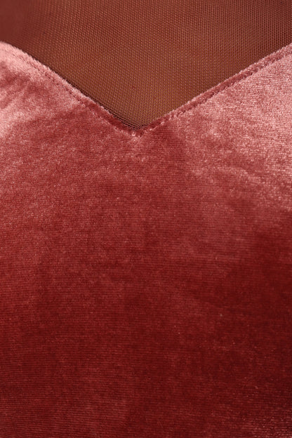 Jessica Long Sleeve Maxi Dress - Mauve