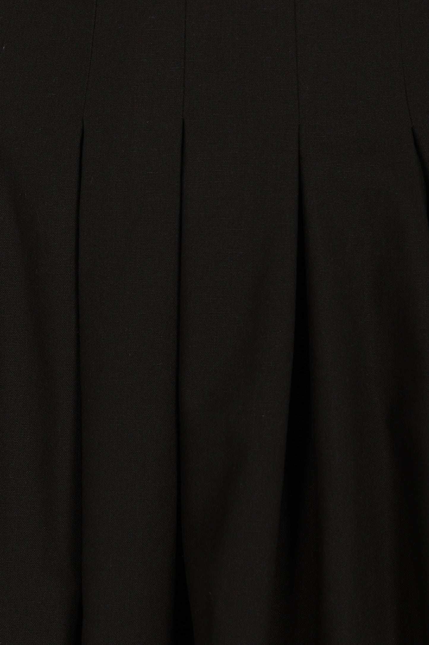 Maria Puff Sleeve Midi Dress - Black