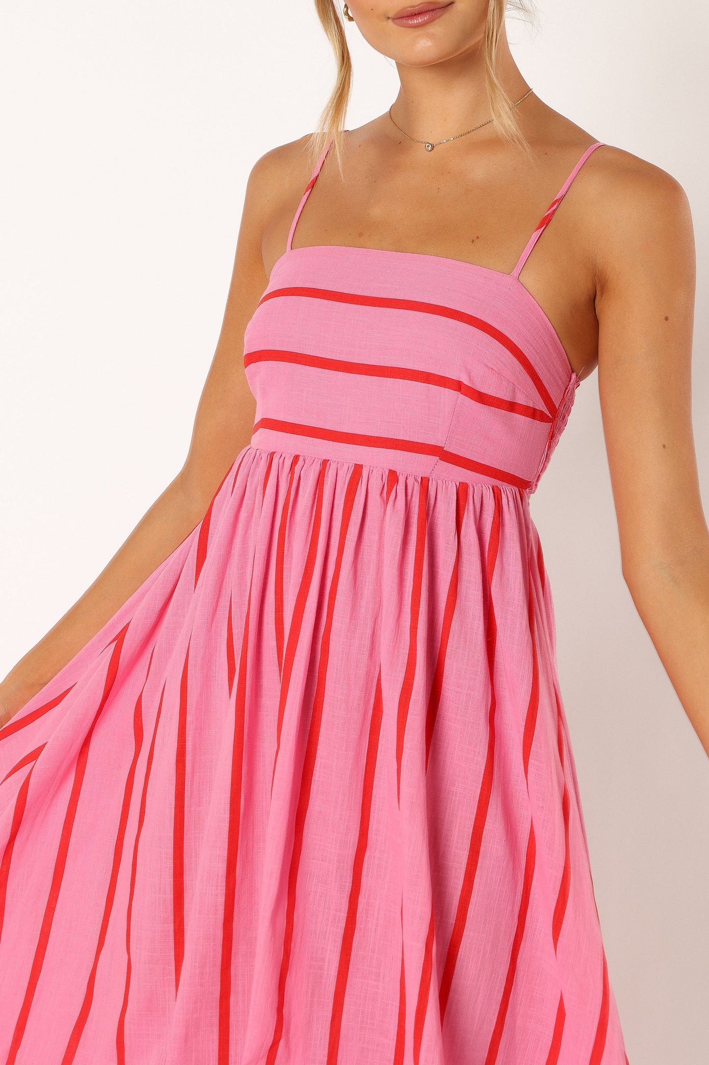 Pixie Maxi Dress - Pink Red