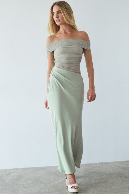 Rosalia Mesh Maxi Dress
