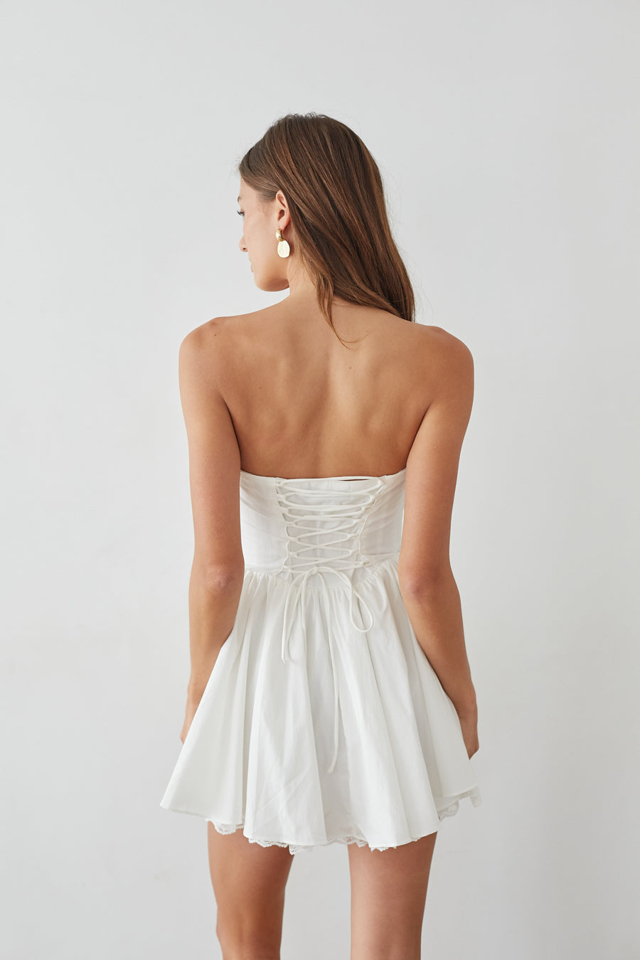 Sabrina Strapless Corset Mini Dress