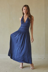 NIA Sahara Halter Maxi Dress