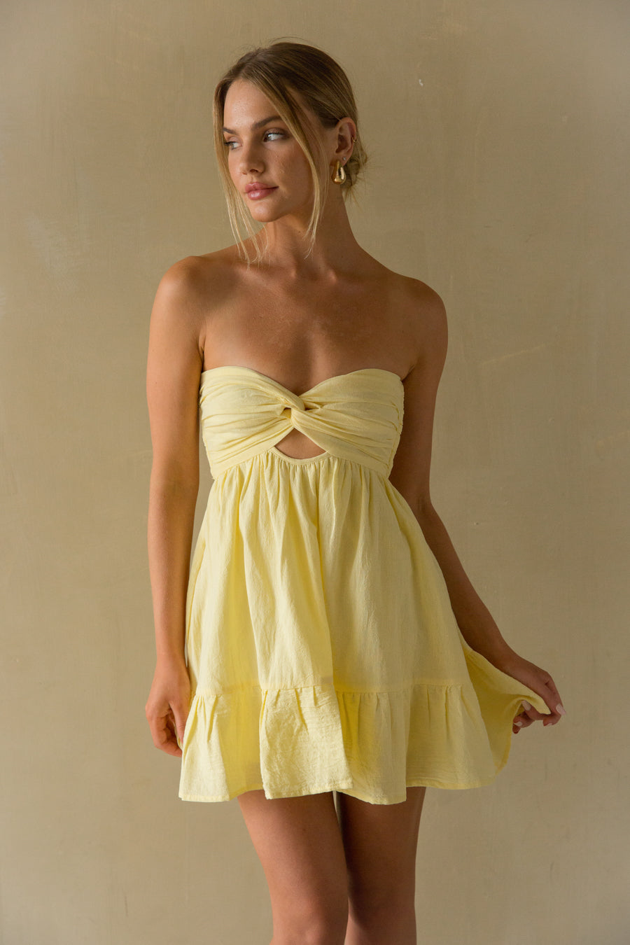 Savannah Twist Front Romper